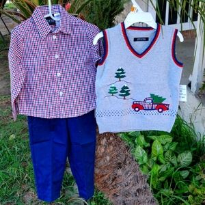 TFW baby boy set 3 Pc set size 24M NWT